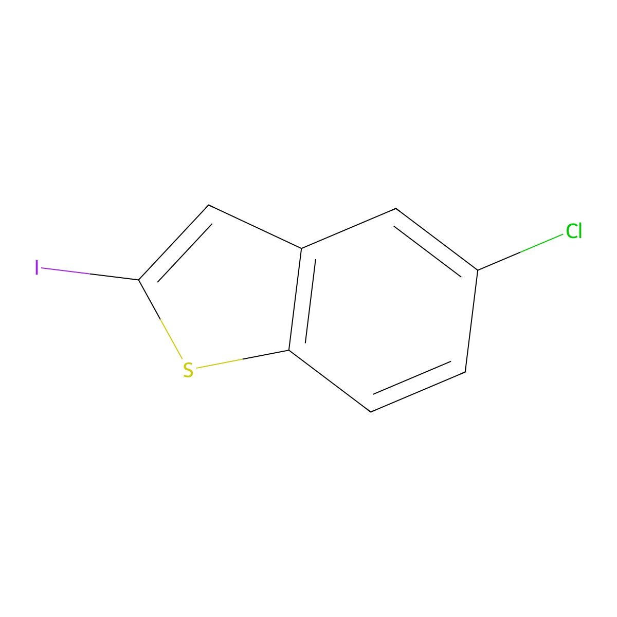 5-Chloro-2-iodobenzo[b]thiophene molecular structure, CAS 1646309-07-0