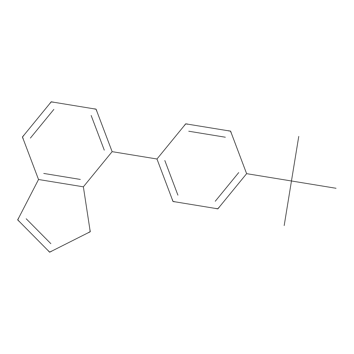 7-(4-(tert-Butyl)phenyl)-1H-indene molecular structure, CAS 1646359-59-2