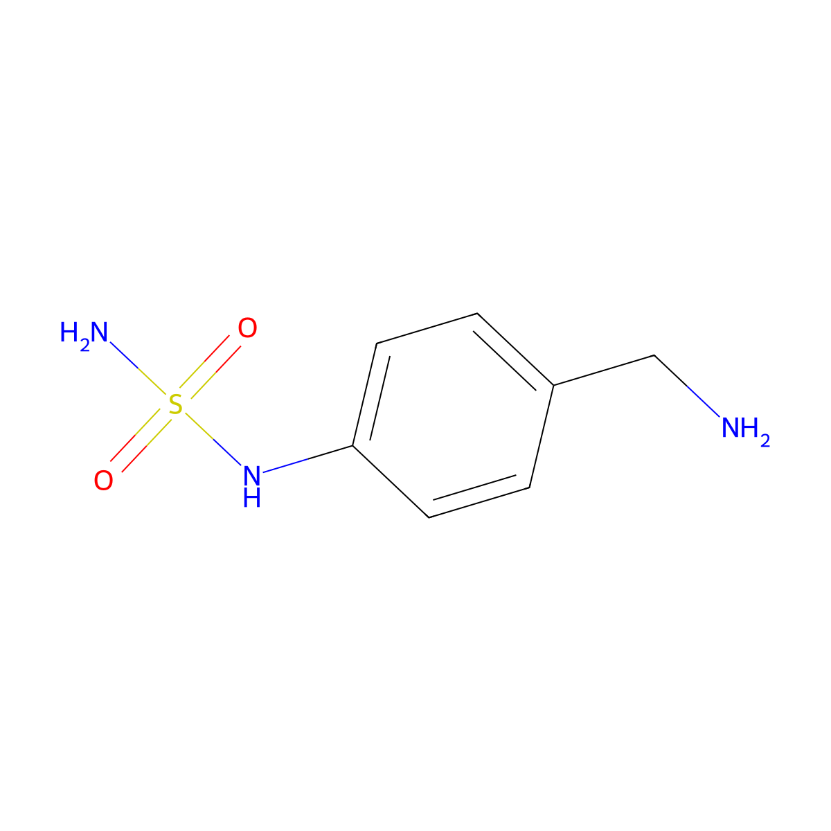 1-(Aminomethyl)-4-(sulfamoylamino)benzene molecular structure, CAS 164648-68-4