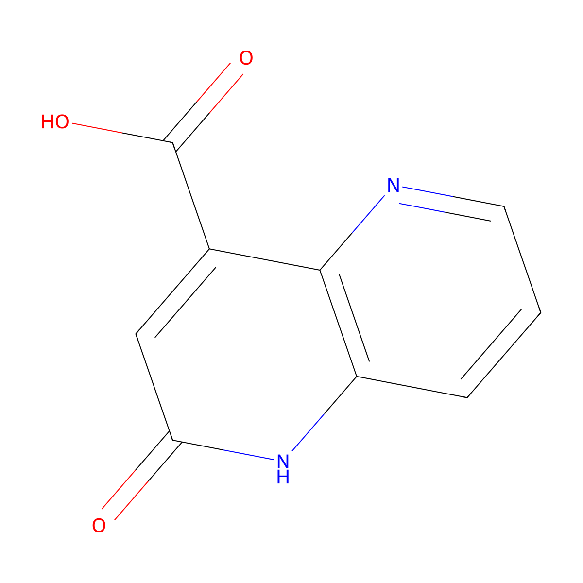 2-Oxo-1,2-dihydro-1,5-naphthyridine-4-carboxylic acid, 97% molecular structure, CAS 1646543-10-3