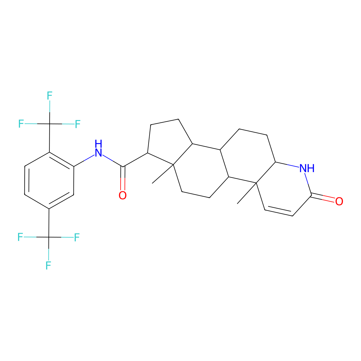 Dutasteride molecular structure, CAS 164656-23-9