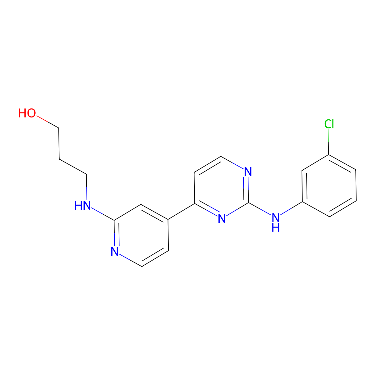 Cgp-60474 molecular structure, CAS 164658-13-3