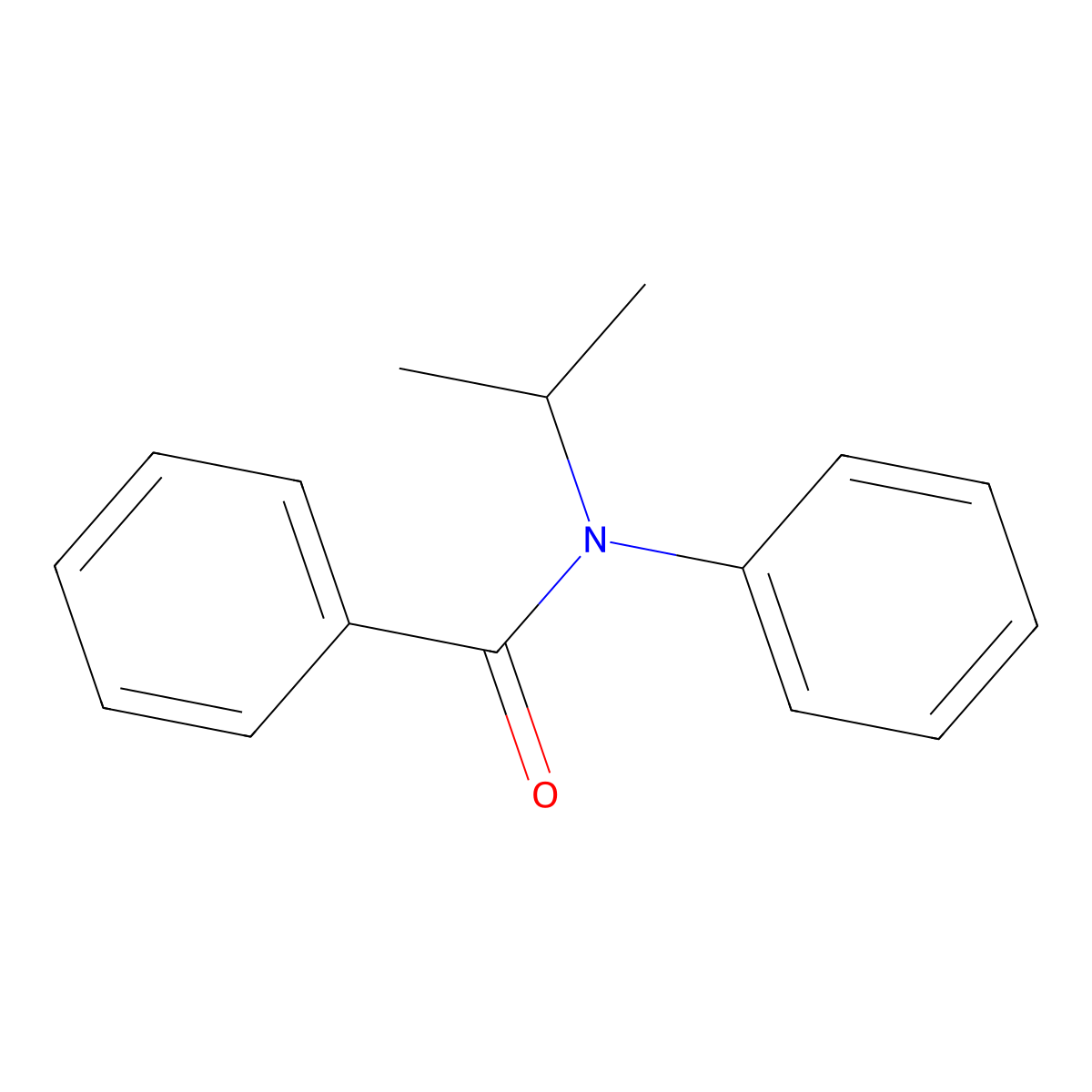 N-phenyl-N-(propan-2-yl)benzamide molecular structure, CAS 16466-45-8