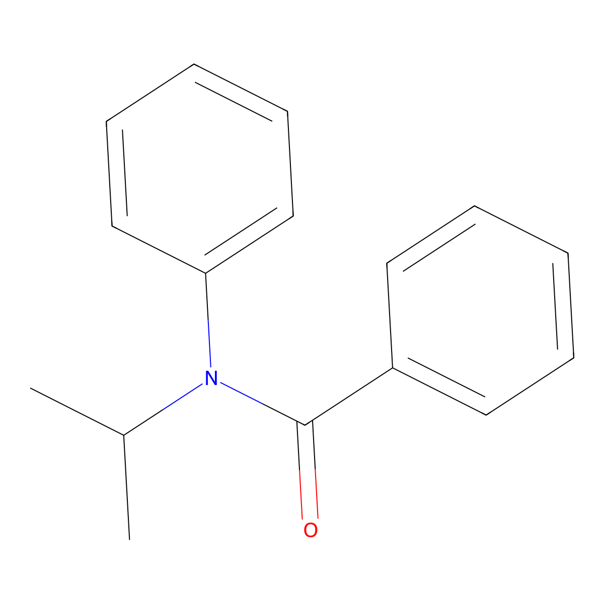 N-phenyl-N-(propan-2-yl)benzamide molecular structure, CAS 16466-45-8