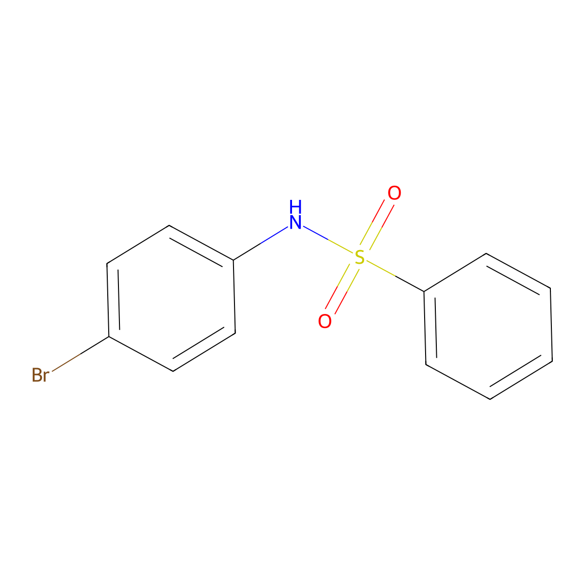 4'-Bromobenzenesulfonanilide molecular structure, CAS 16468-97-6