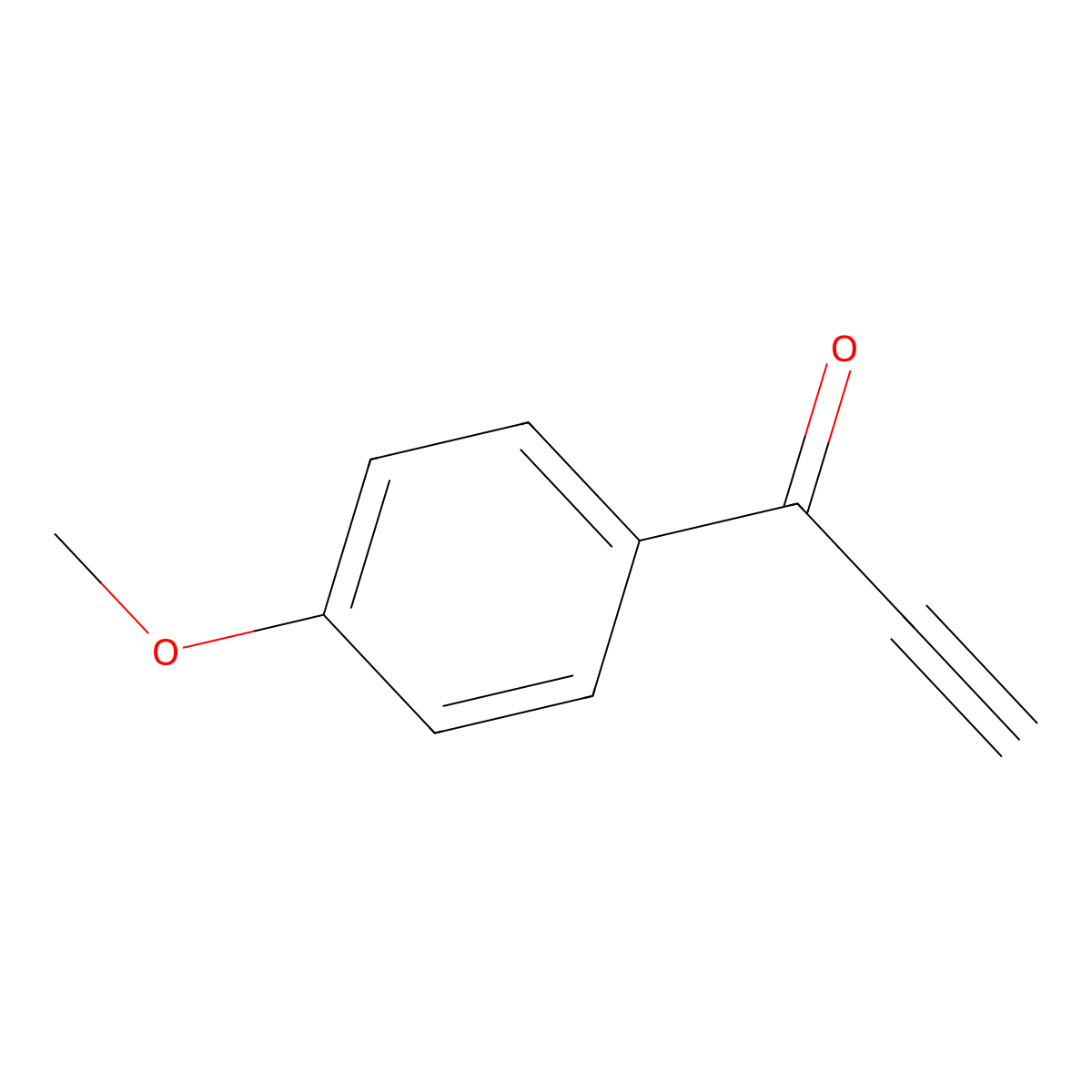 2-Propyn-1-one, 1-(4-methoxyphenyl)- molecular structure, CAS 16469-68-4