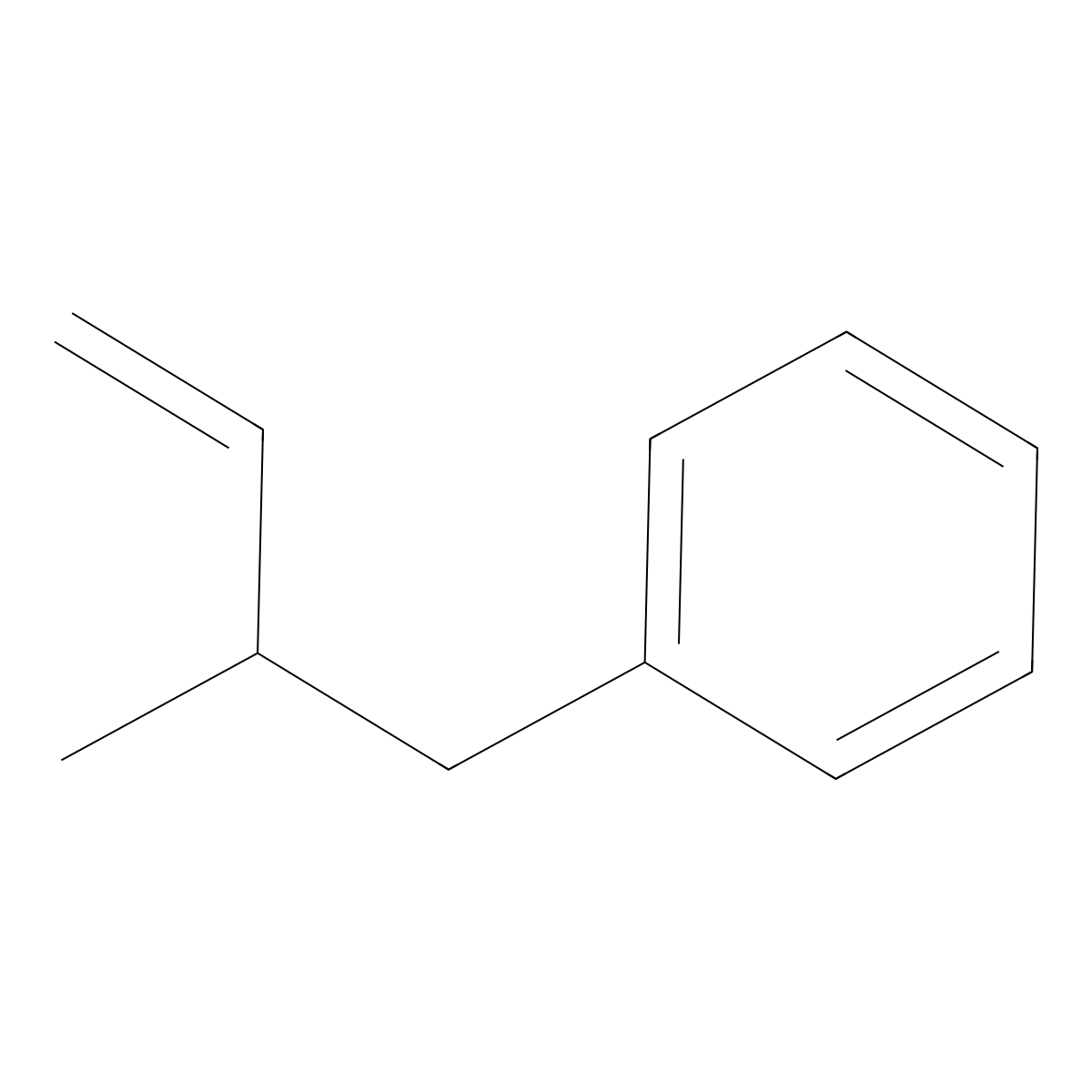 3-Methyl-4-phenyl-1-butene molecular structure, CAS 1647-06-9