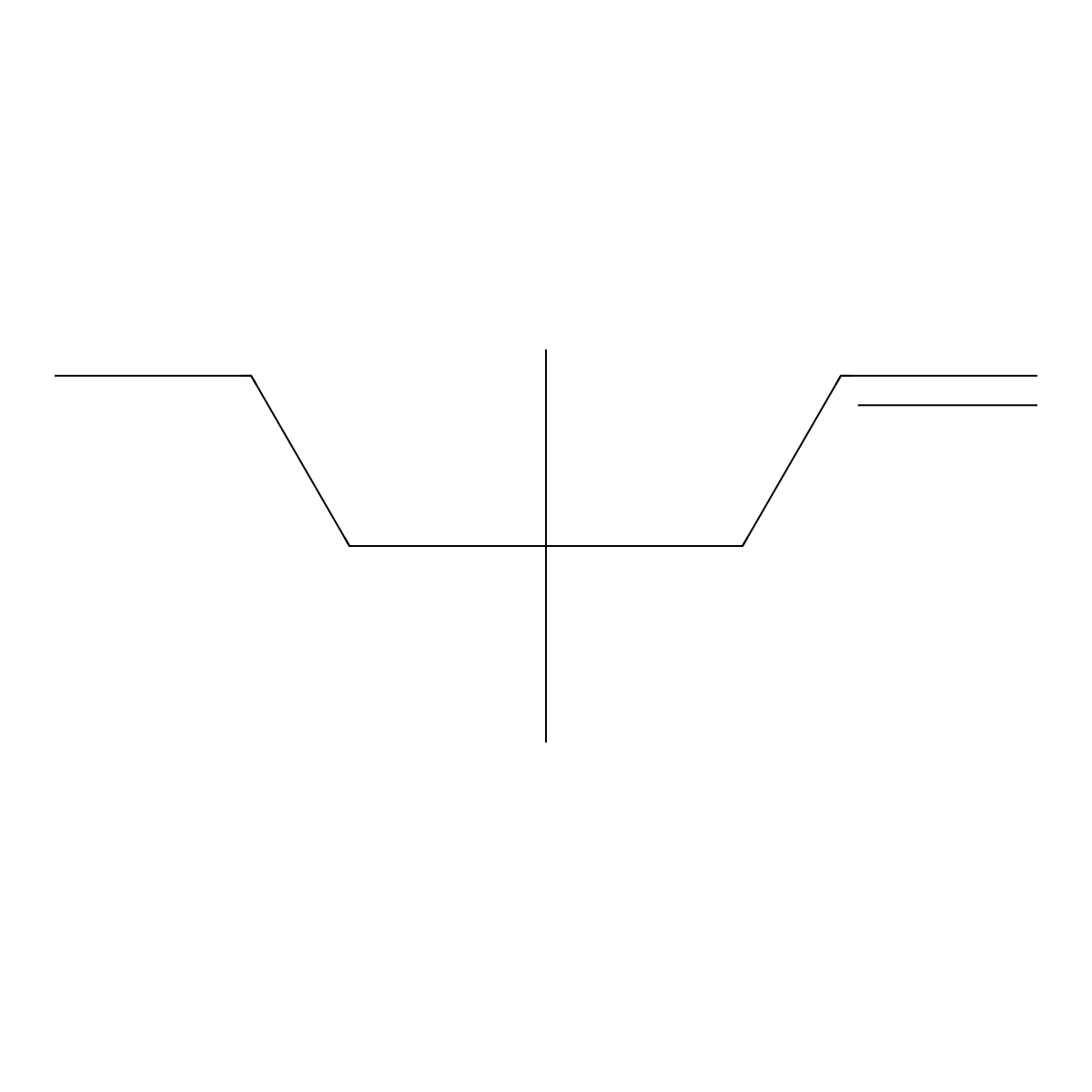 4,4-Dimethyl-1-heptene molecular structure, CAS 1647-09-2