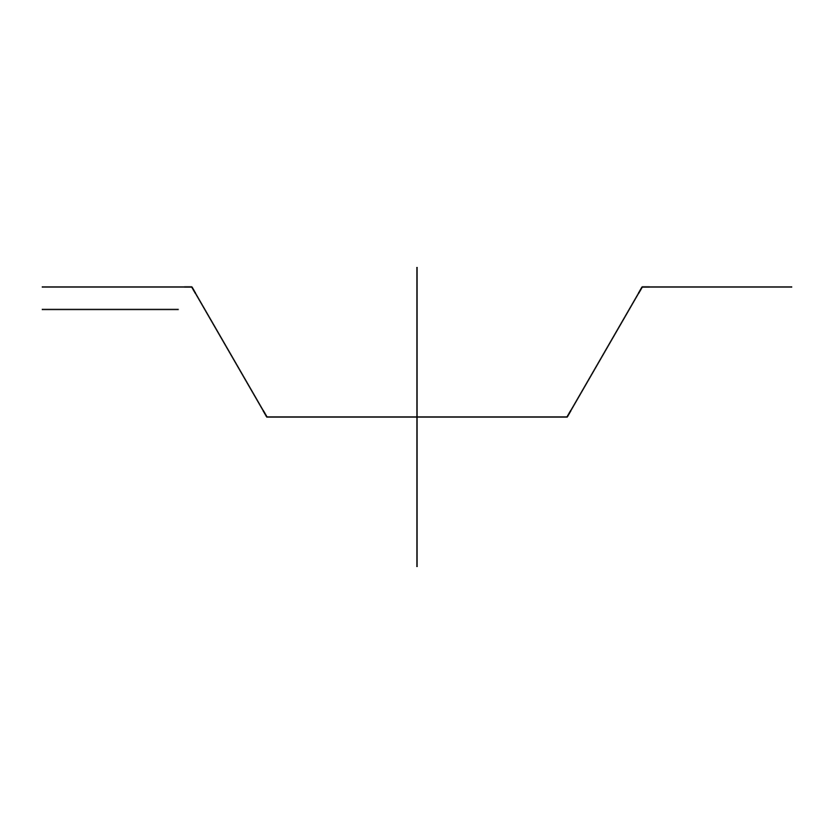 4,4-Dimethyl-1-heptene molecular structure, CAS 1647-09-2