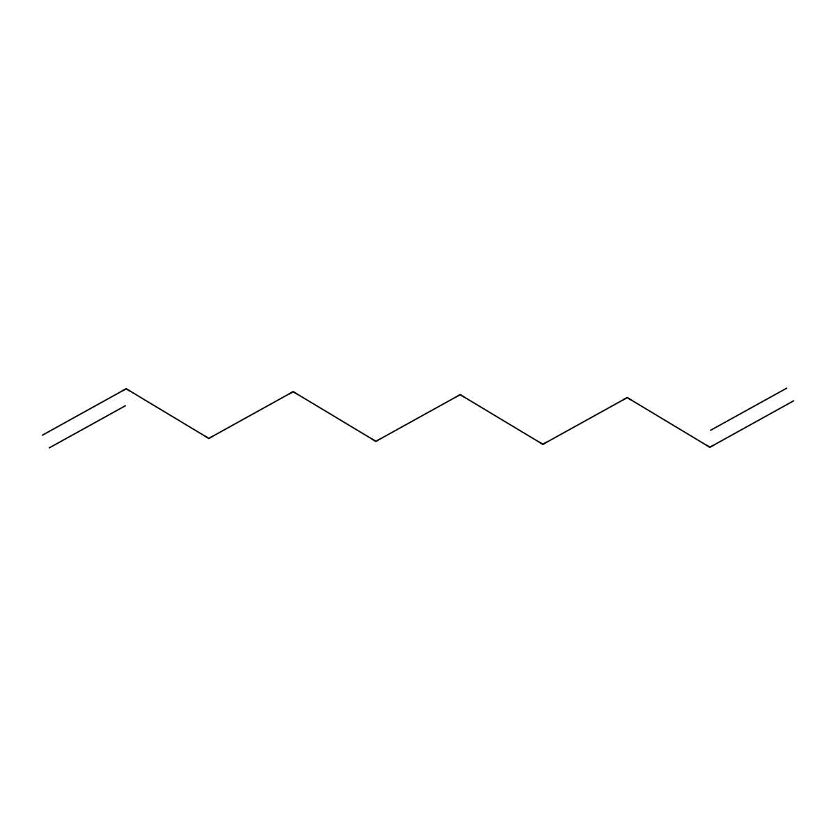 1,9-Decadiene molecular structure, CAS 1647-16-1