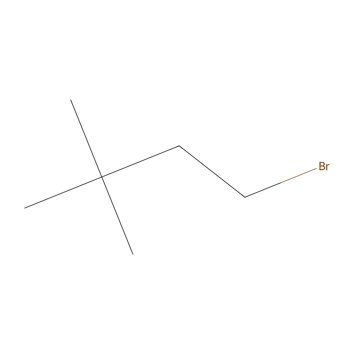 1-Bromo-3,3-dimethylbutane molecular structure, CAS 1647-23-0