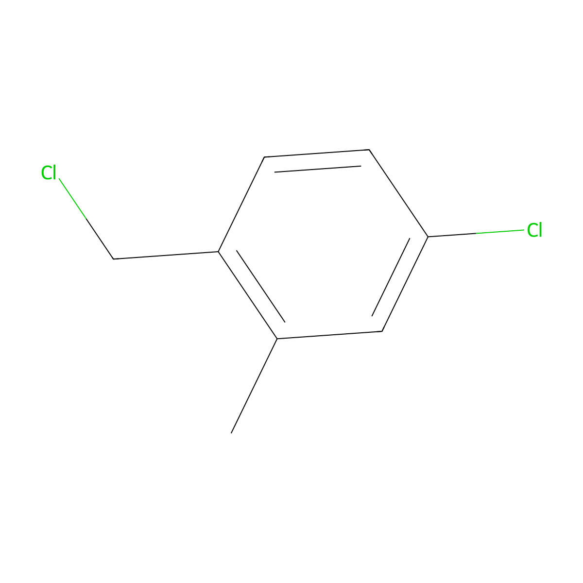 4-Chloro-1-(chloromethyl)-2-methylbenzene molecular structure, CAS 16470-09-0