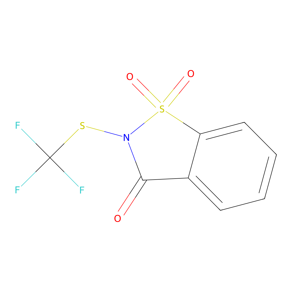 N-(Trifluoromethylthio)saccharin molecular structure, CAS 1647073-46-8