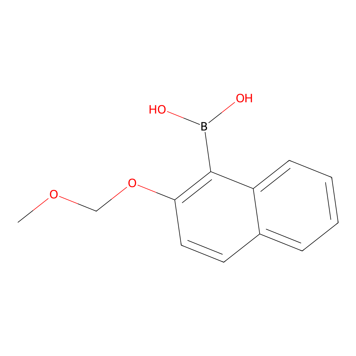 (2-(Methoxymethoxy)naphthalen-1-yl)boronic acid molecular structure, CAS 1647102-86-0