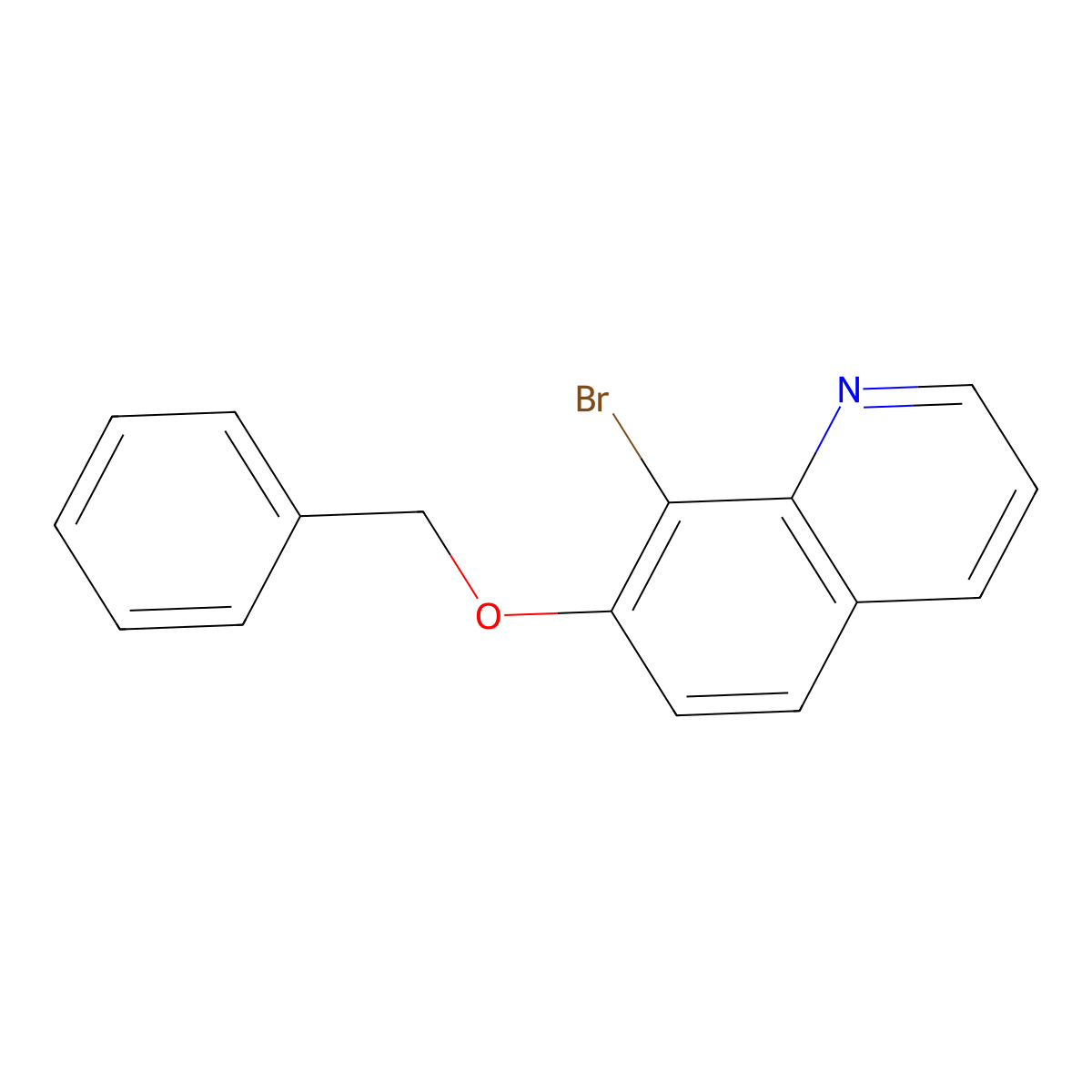 7-(Benzyloxy)-8-bromoquinoline molecular structure, CAS 1647113-44-7