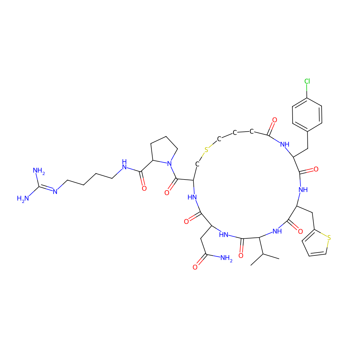 Velmupressin molecular structure, CAS 1647119-61-6