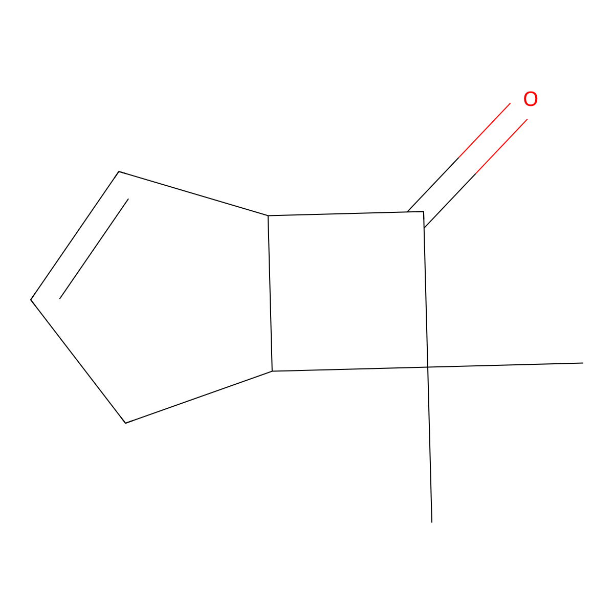 7,7-Dimethylbicyclo[3.2.0]hept-3-en-6-one molecular structure, CAS 164716-95-4