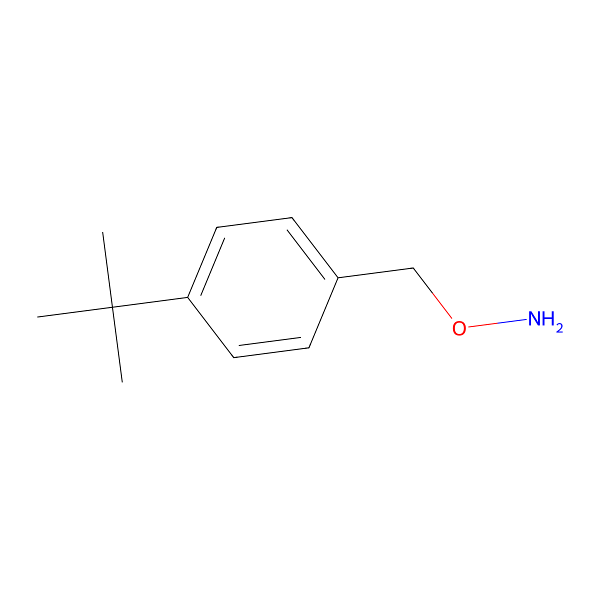 o-(4-(Tert-butyl)benzyl)hydroxylamine molecular structure, CAS 164721-03-3