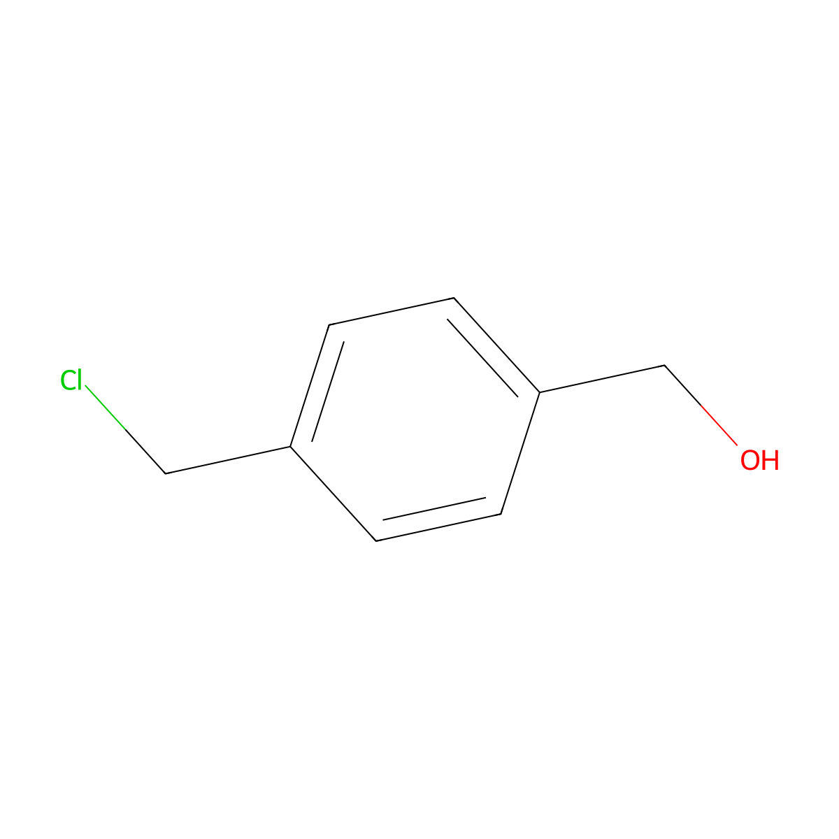 [4-(Chloromethyl)phenyl]methanol molecular structure, CAS 16473-35-1