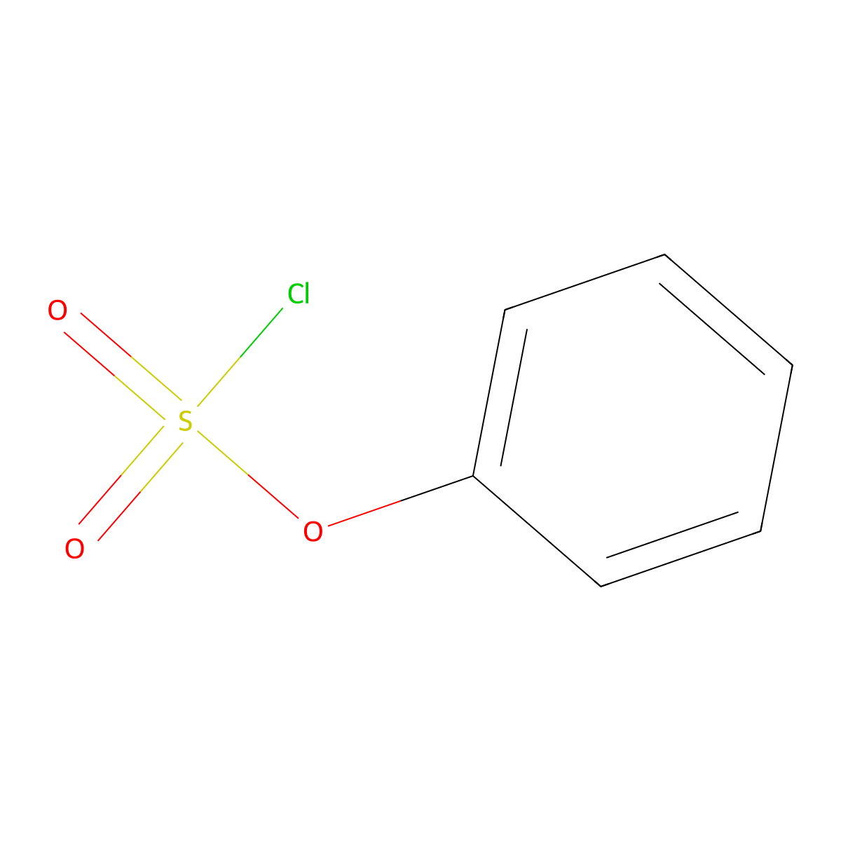 Phenyl chloranesulfonate molecular structure, CAS 16475-29-9
