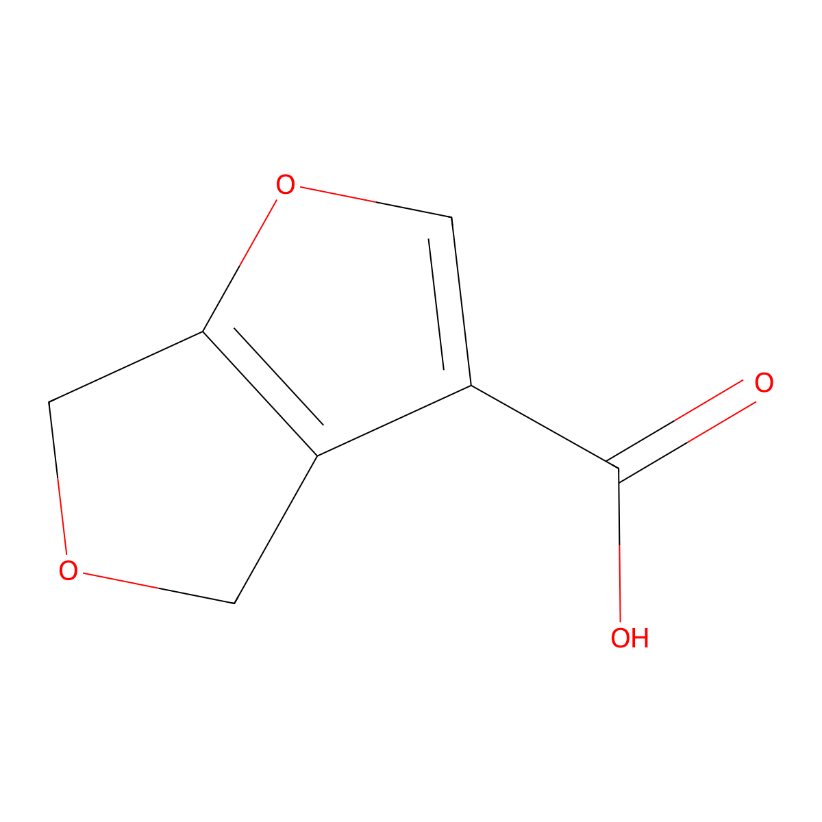 4,6-Dihydrofuro[3,4-b]furan-3-carboxylic acid molecular structure, CAS 164797-59-5