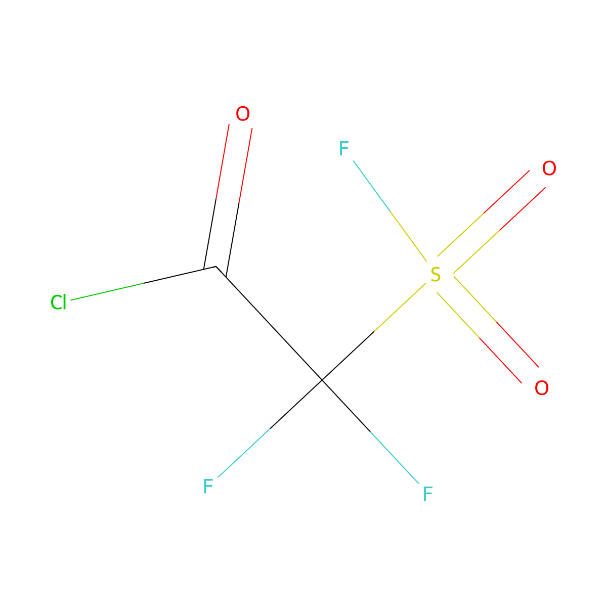 2-(Fluorosulfonyl)difluoroacetyl chloride molecular structure, CAS 1648-30-2