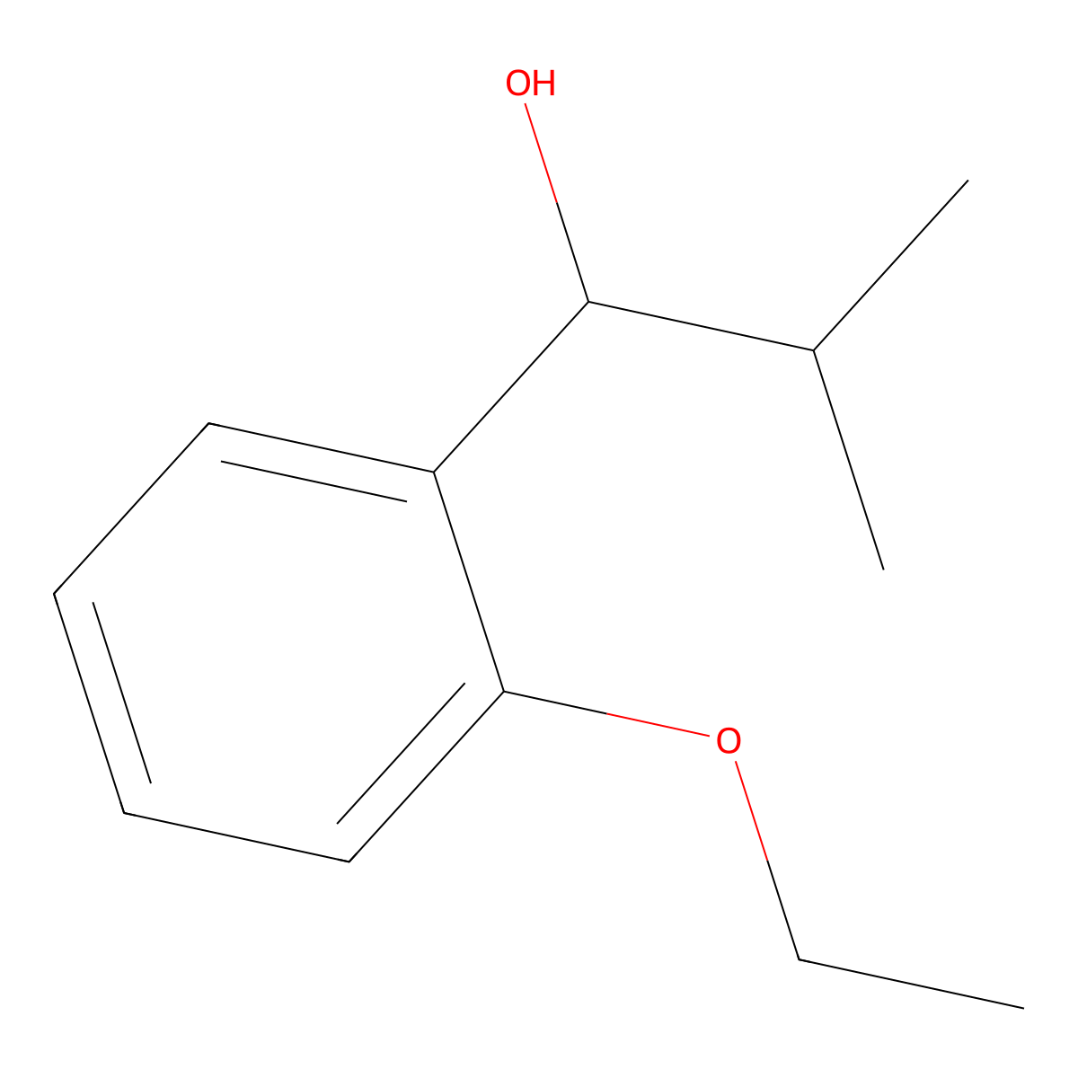 1-(2-Ethoxyphenyl)-2-methylpropan-1-ol molecular structure, CAS 164859-66-9