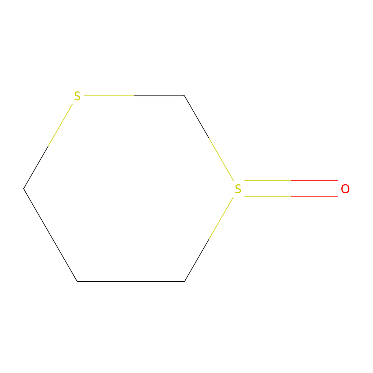 1,3-Dithiane-1-oxide molecular structure, CAS 16487-10-8