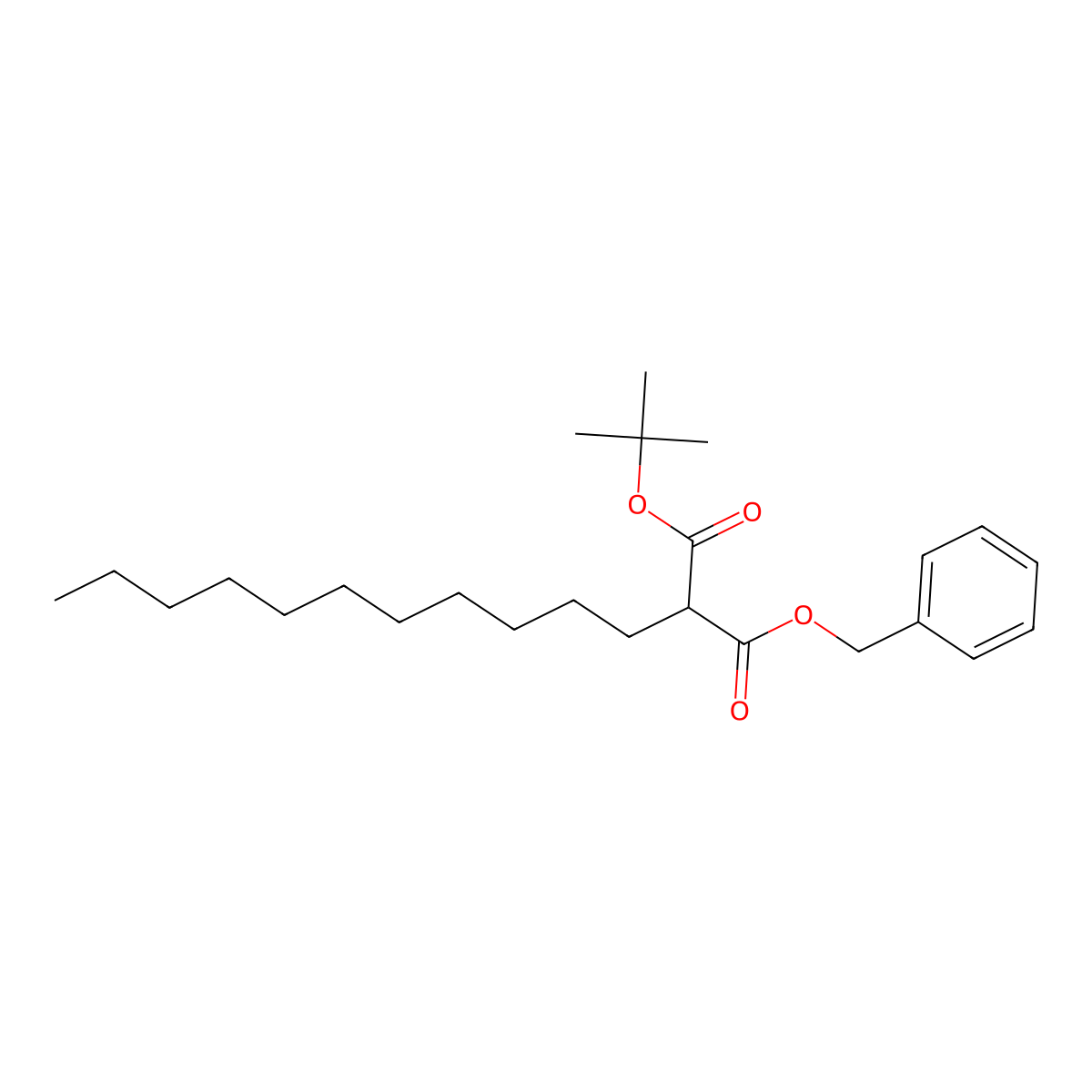 1-(1,1-Dimethylethyl)-3-(phenylmethyl)-2-undecylpropanedioate molecular structure, CAS 1648713-48-7