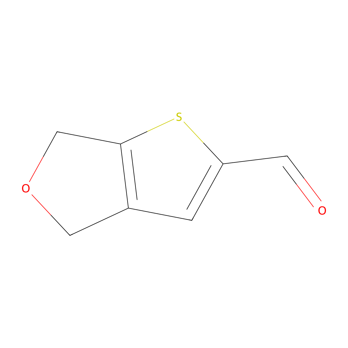 4,6-Dihydrothieno[2,3-c]furan-2-carbaldehyde molecular structure, CAS 1648749-81-8