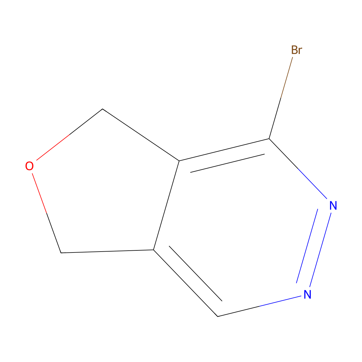 1-Bromo-5,7-dihydrofuro[3,4-d]pyridazine molecular structure, CAS 1648749-92-1