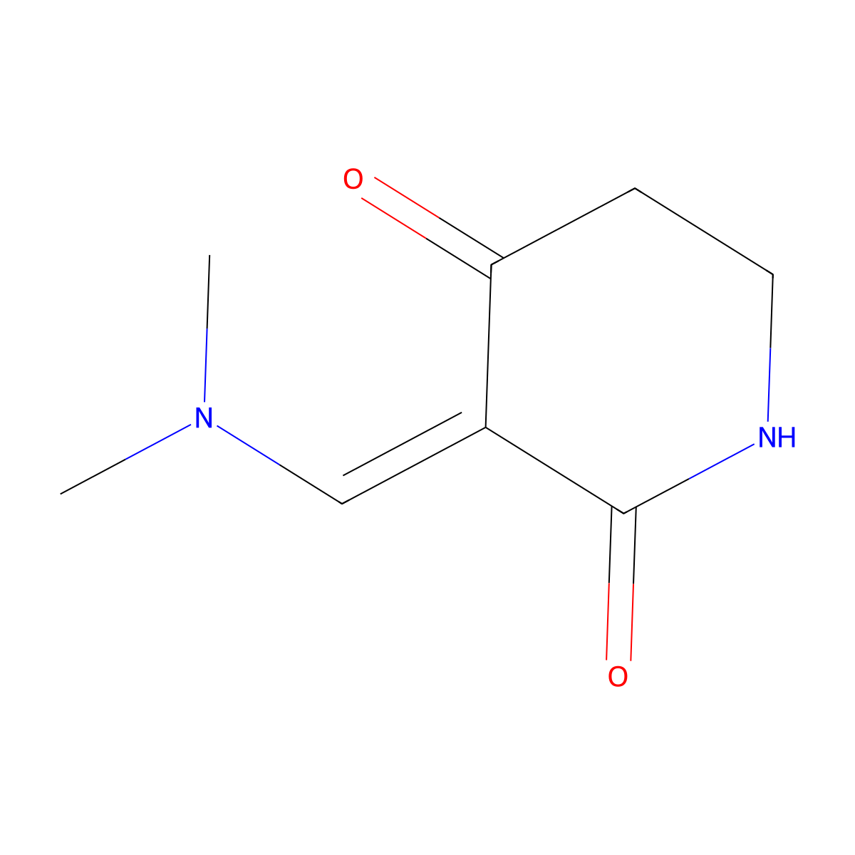3-((Dimethylamino)methylene)piperidine-2,4-dione molecular structure, CAS 1648785-88-9