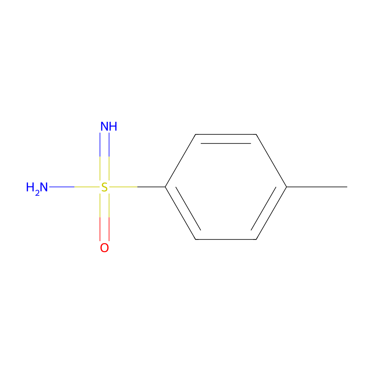4-Methylbenzene-1-sulfonoimidamide molecular structure, CAS 1648813-61-9