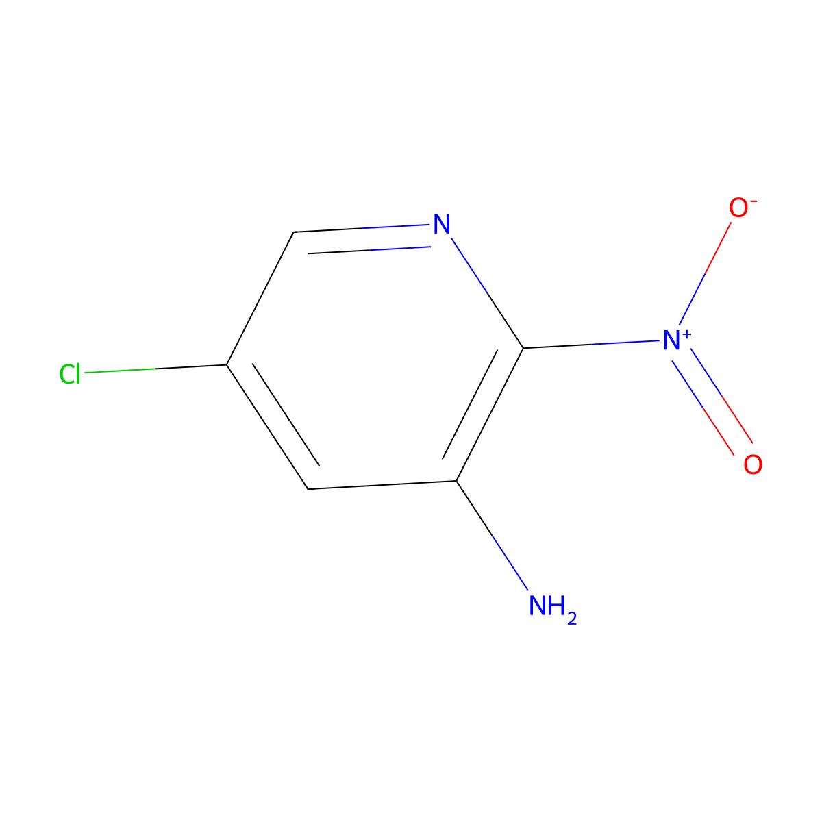 5-Chloro-2-nitropyridin-3-amine molecular structure, CAS 1648922-09-1