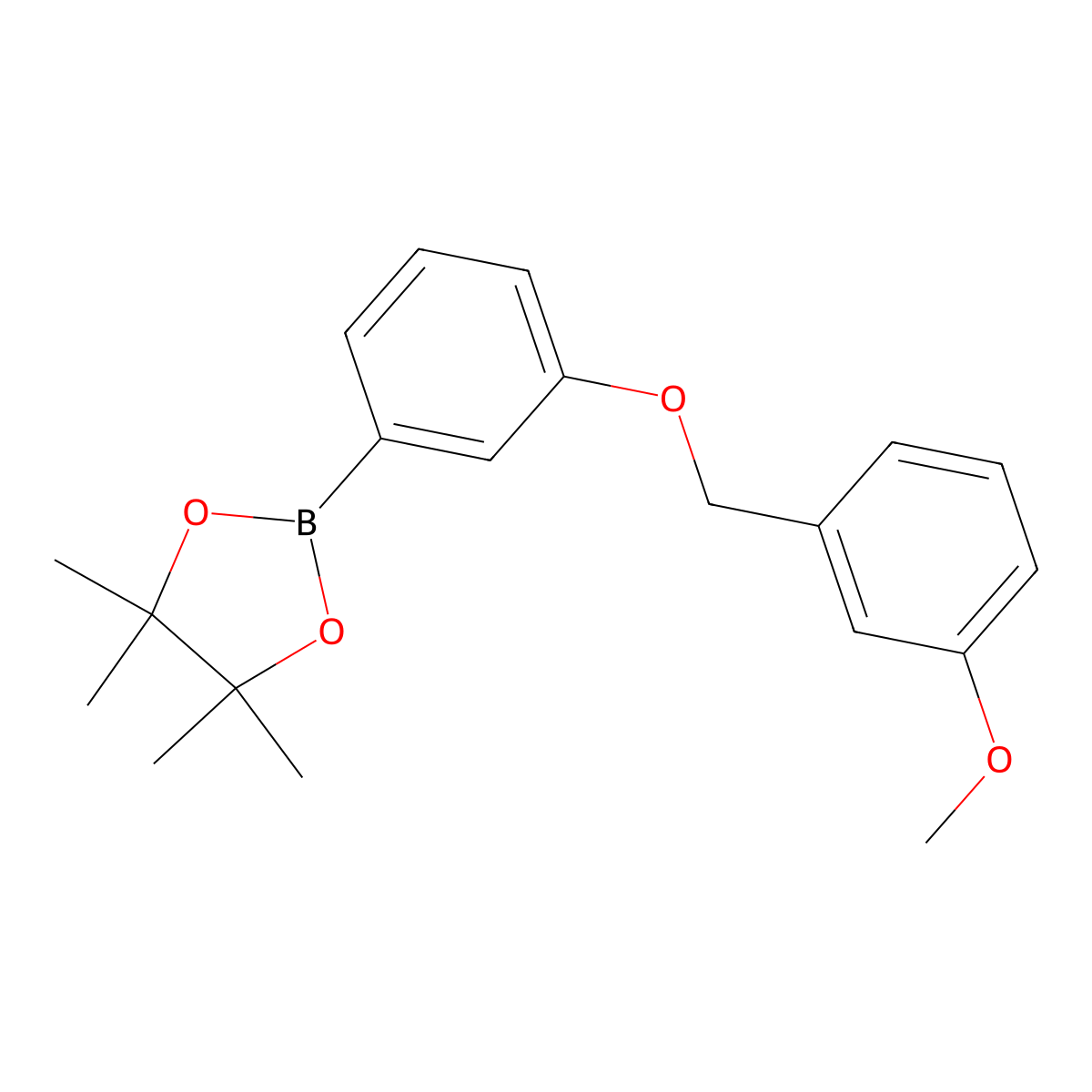 2-(3-((3-Methoxybenzyl)oxy)phenyl)-4,4,5,5-tetramethyl-1,3,2-dioxaborolane molecular structure, CAS 1648930-07-7