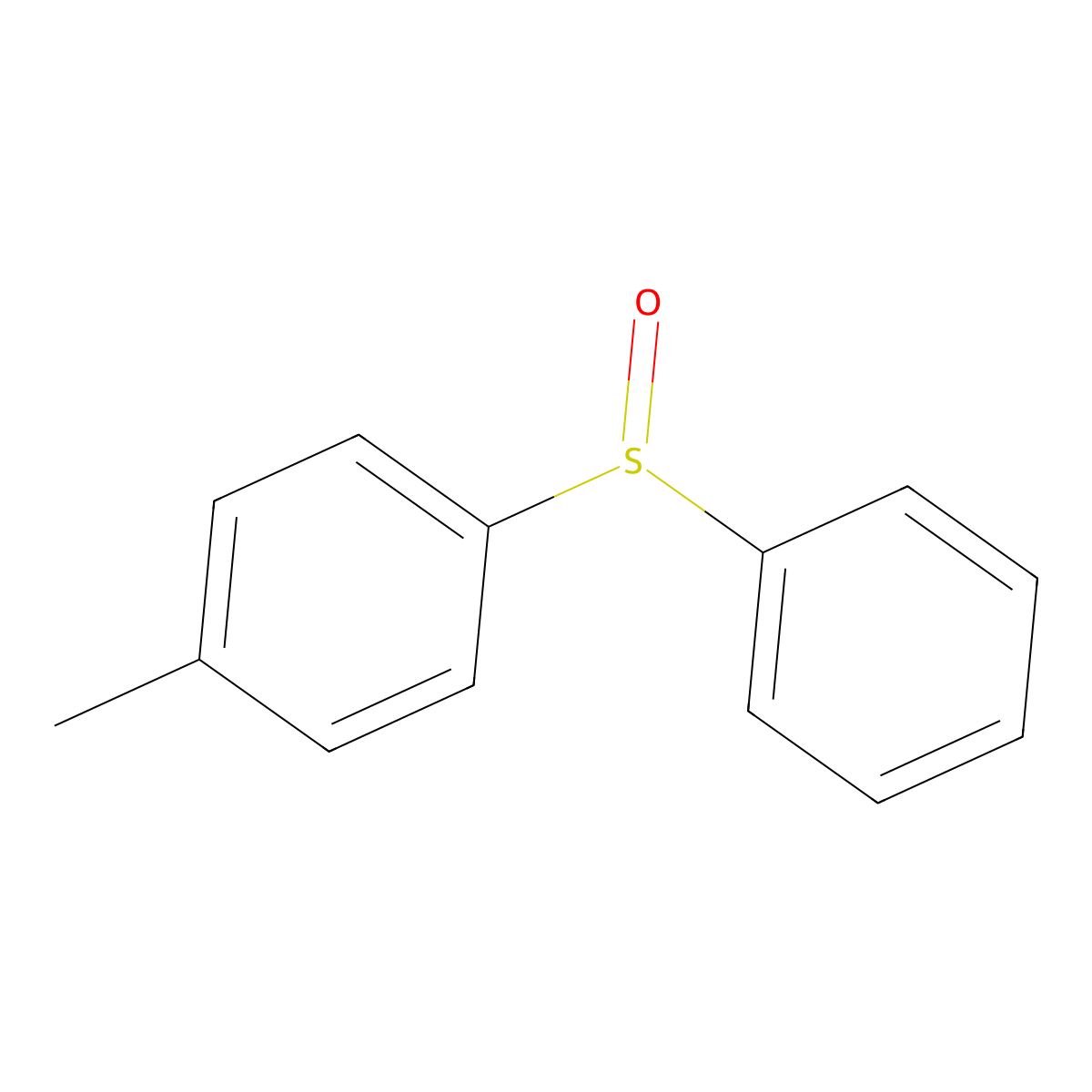 (R)-1-Methyl-4-(phenylsulfinyl)benzene molecular structure, CAS 16491-20-6