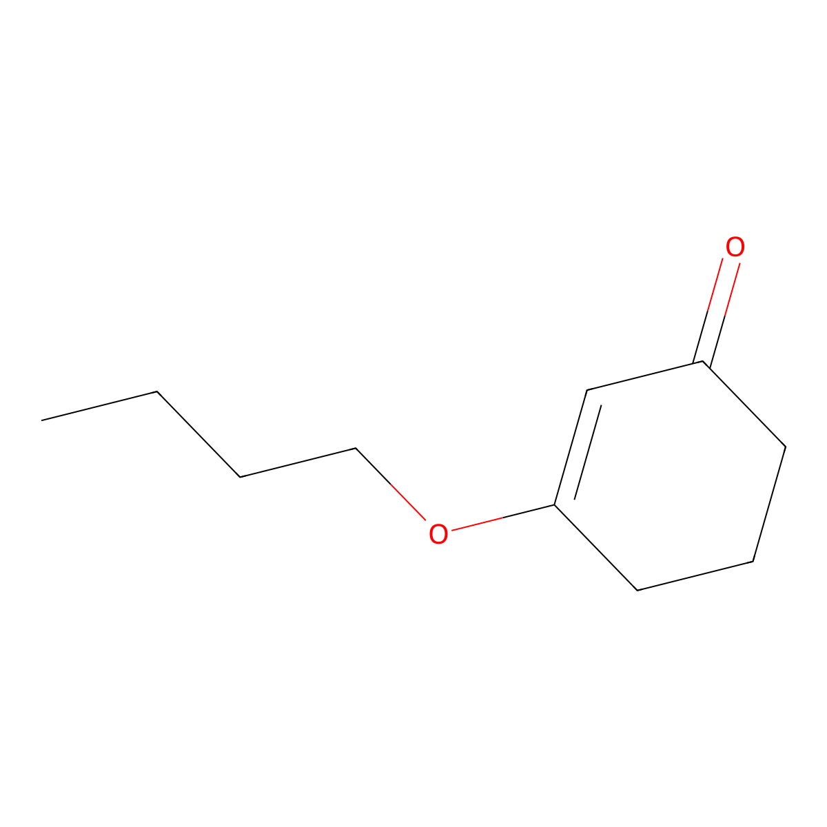 3-Butoxycyclohex-2-en-1-one molecular structure, CAS 16493-04-2