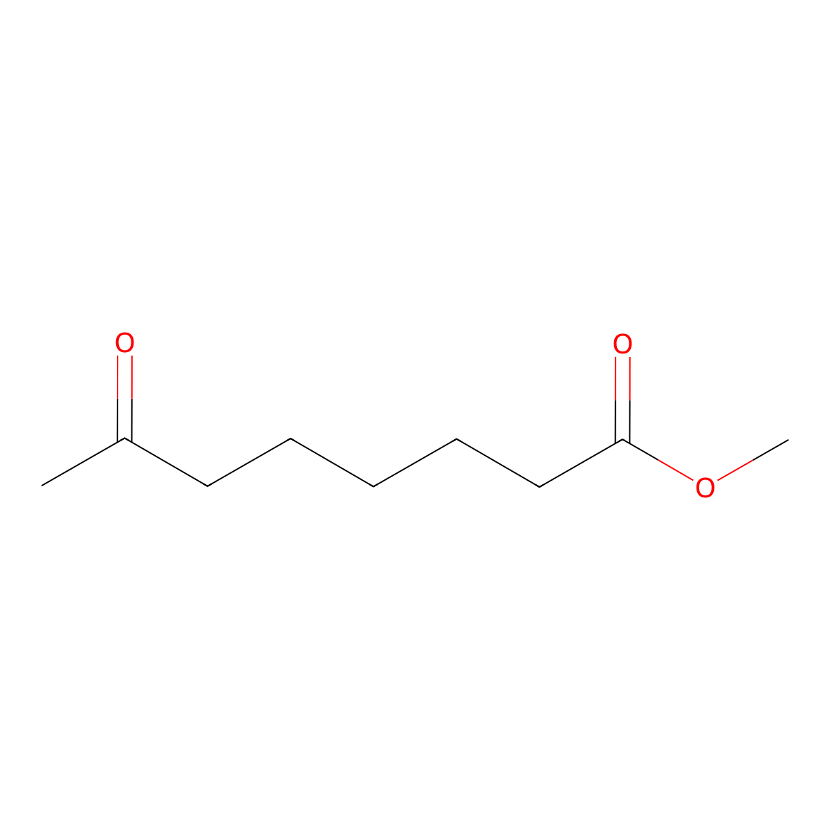 Methyl 7-oxooctanoate molecular structure, CAS 16493-42-8