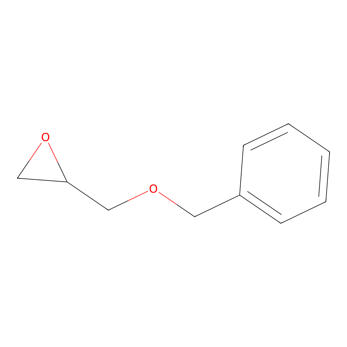 (+)-Benzyl glycidyl ether molecular structure, CAS 16495-13-9