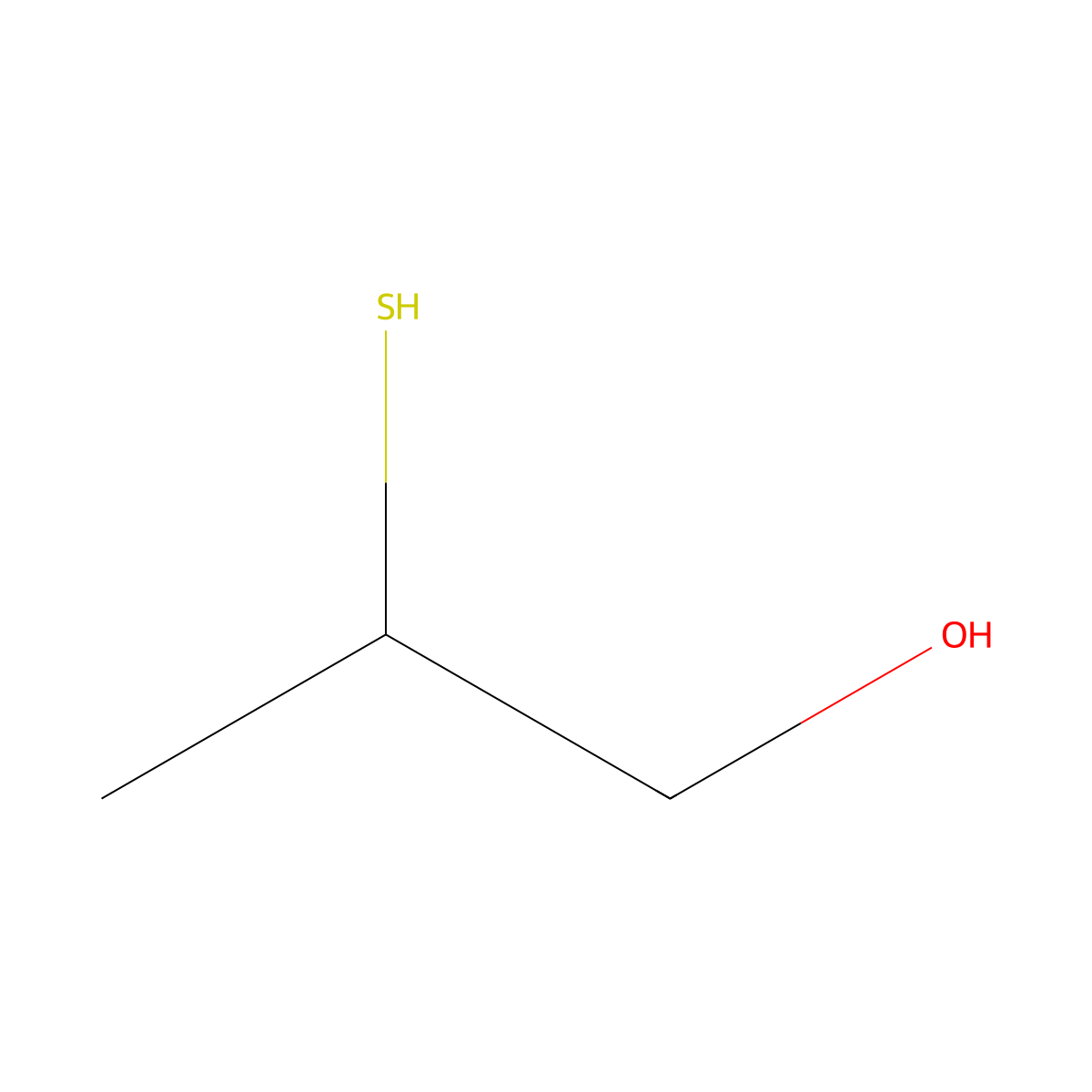 (S)-2-Mercaptopropan-1-ol molecular structure, CAS 16495-24-2