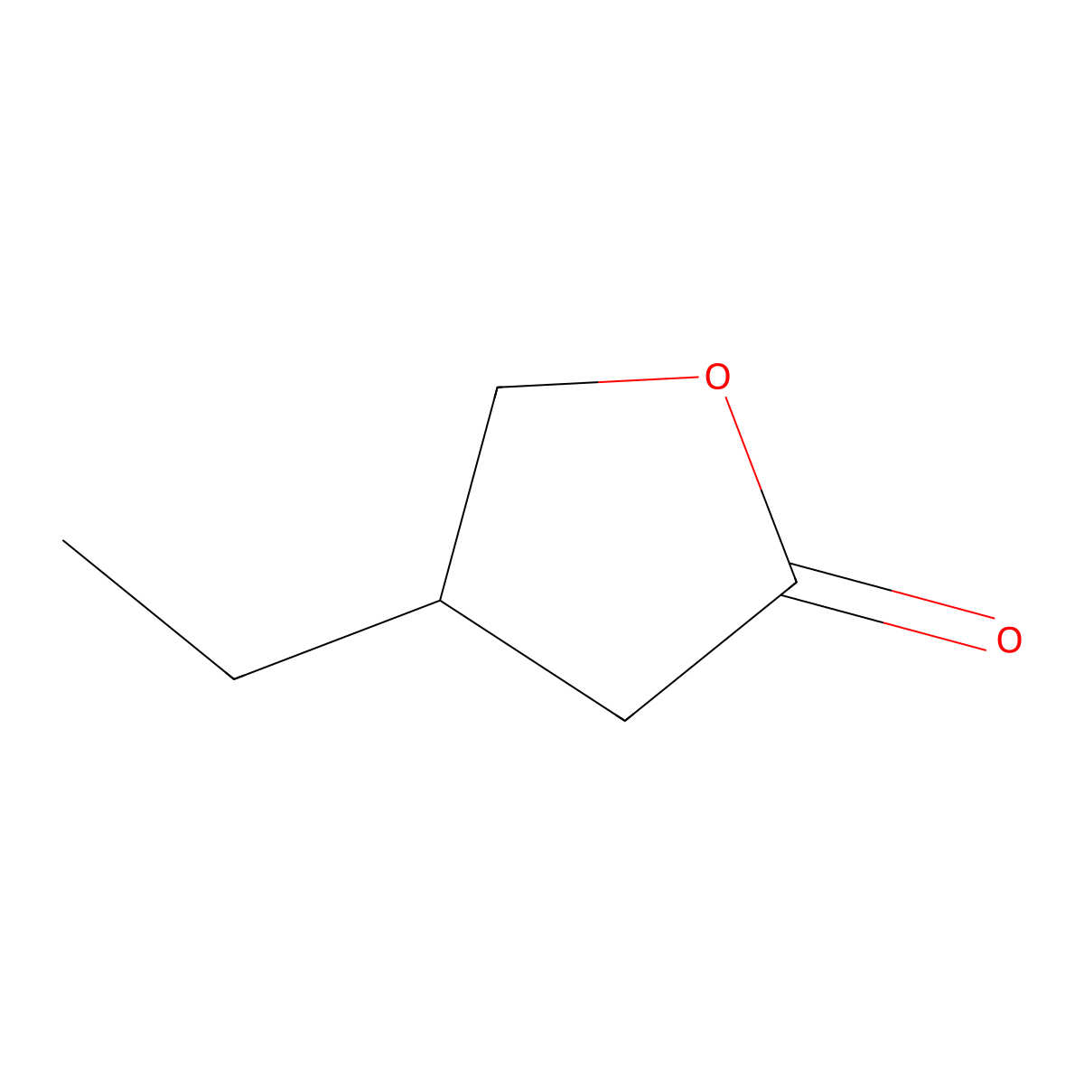 4-Ethyloxolan-2-one molecular structure, CAS 16496-51-8