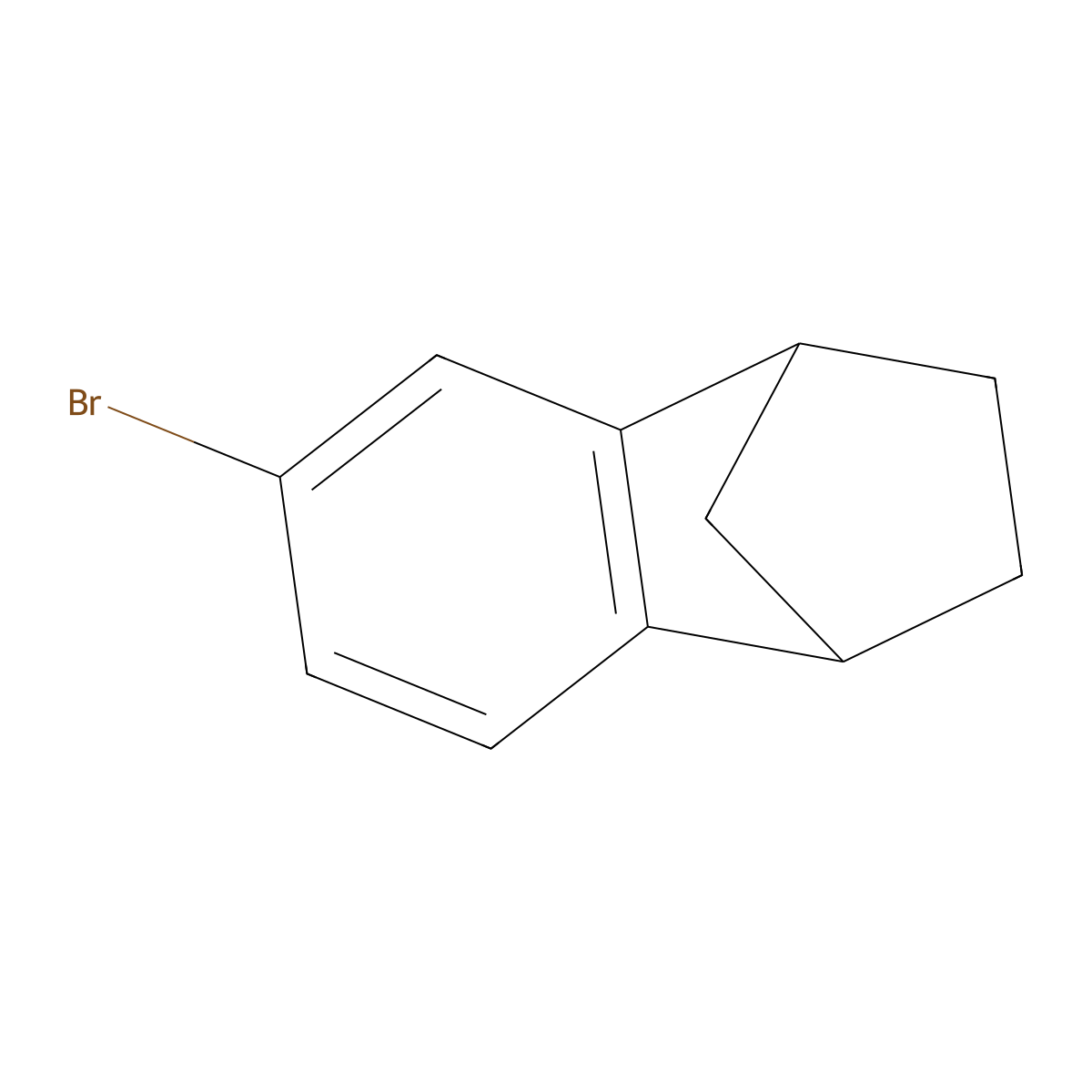 6-Bromo-1,2,3,4-tetrahydro-1,4-methanonaphthalene molecular structure, CAS 16499-72-2