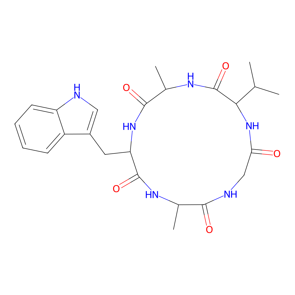 Segetalin B molecular structure, CAS 164991-89-3