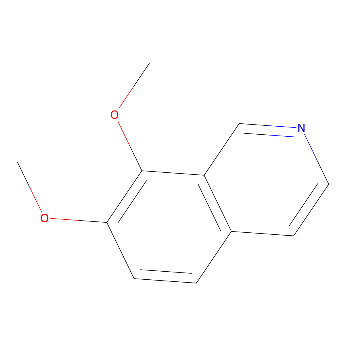 7,8-Dimethoxyisoquinoline molecular structure, CAS 16503-95-0