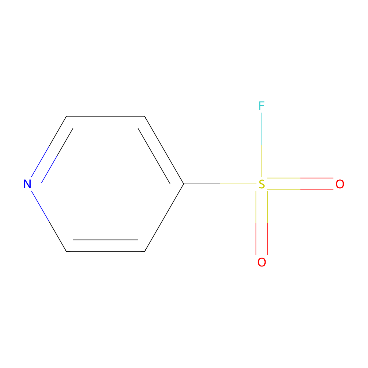Pyridine-4-sulfonyl fluoride molecular structure, CAS 165053-24-7