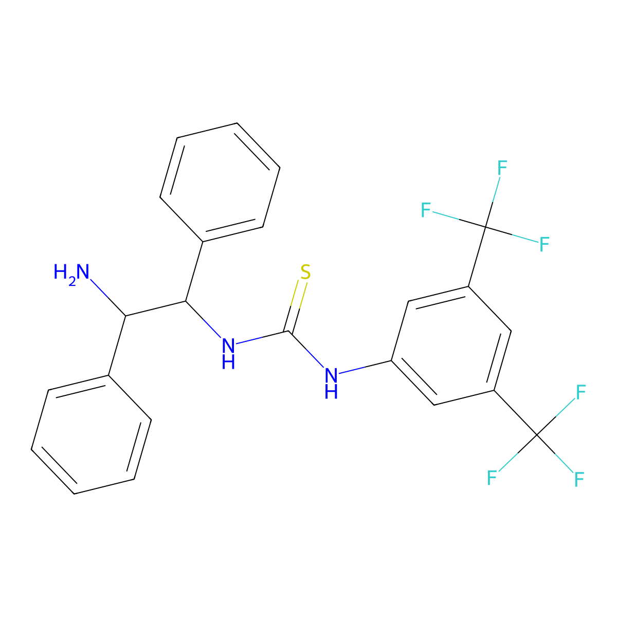 C23H19F6N3S molecular structure, CAS 1650570-51-6