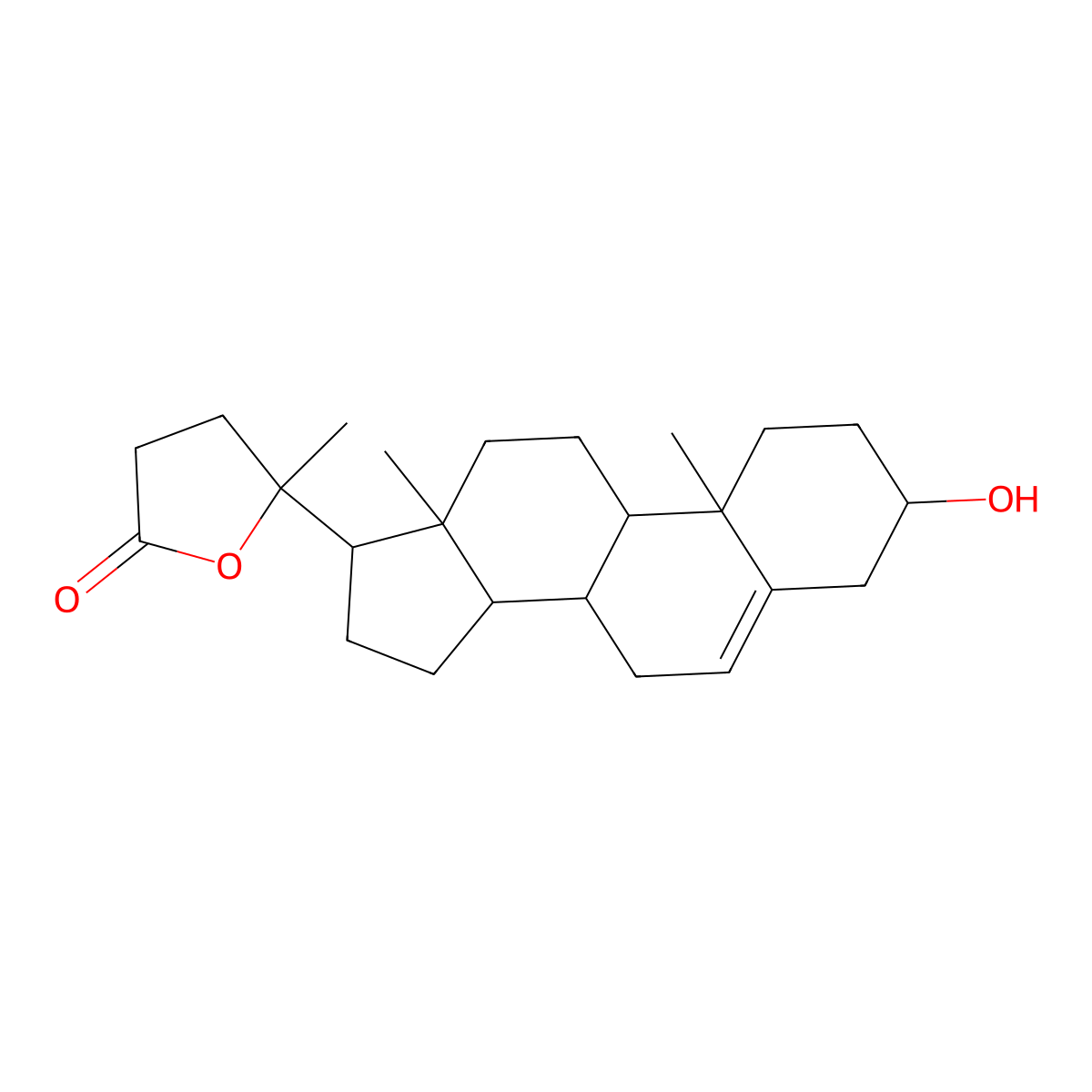 3-Hydroxy-20,24-epoxychol-5-en-24-one molecular structure, CAS 16506-23-3