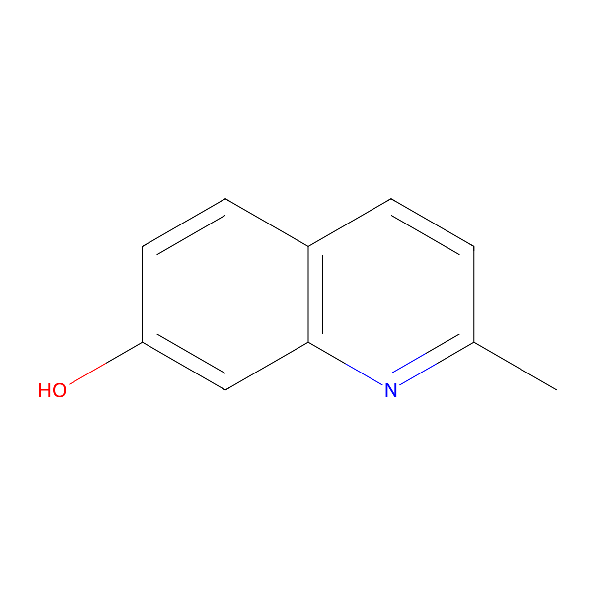 2-Methylquinolin-7-ol molecular structure, CAS 165112-03-8