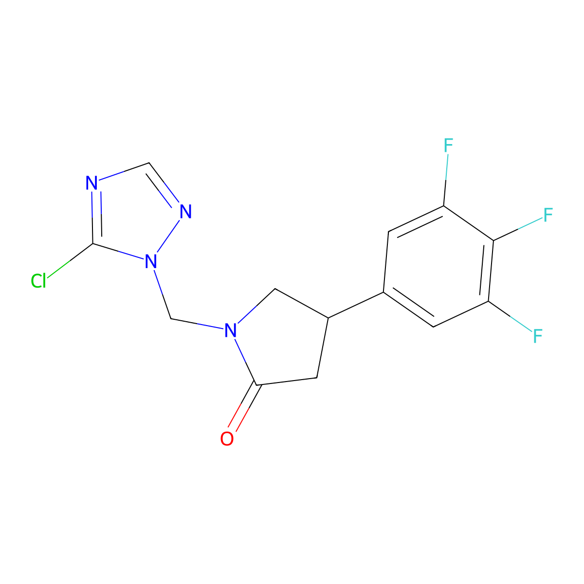 Plosaracetam molecular structure, CAS 1651179-19-9
