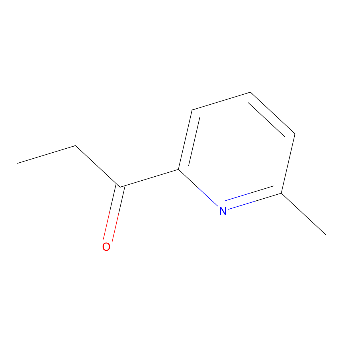1-(6-Methylpyridin-2-yl)propan-1-one molecular structure, CAS 165126-71-6